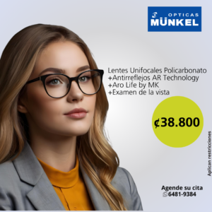 Kit Münkel. Unifocales policarbonato + antireflejo